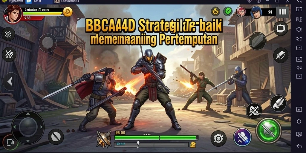 Tampilan gameplay menarik dan penuh aksi dari BBCA4D.