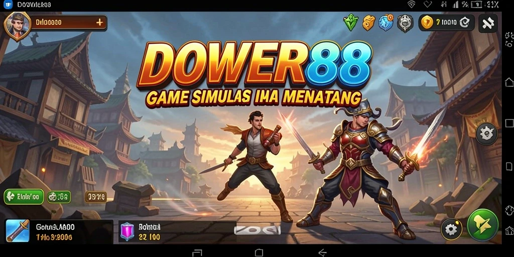 Tampilan gameplay <strong>DOWER88</strong> yang realistis dan interaktif.