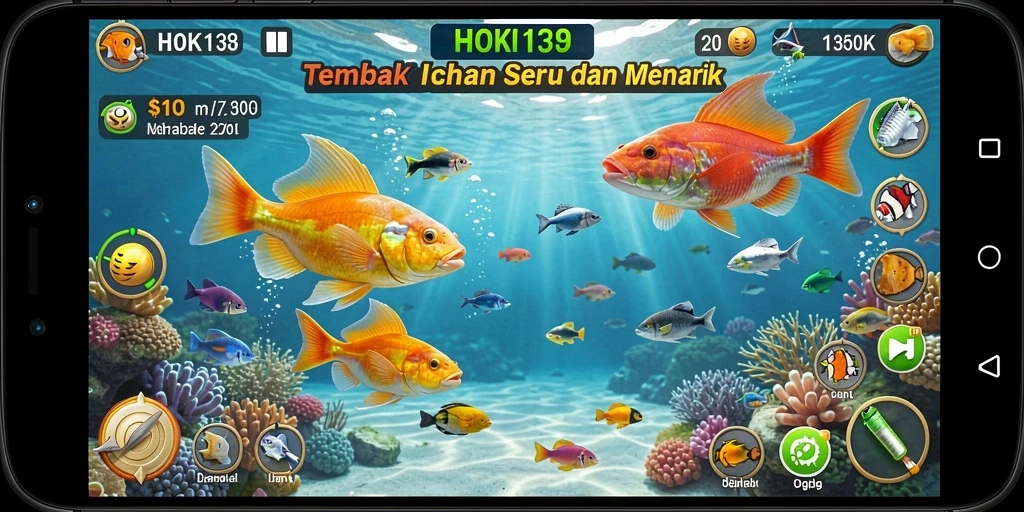 Gameplay seru HOKI138 dengan berbagai ikan yang menarik.