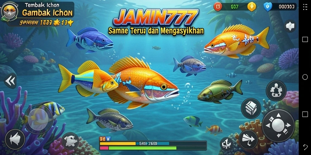Gameplay seru menembak ikan di JAMIN777.