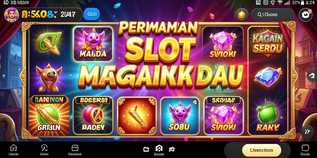 Tampilan menarik KAGANDAN dengan berbagai fitur slot.