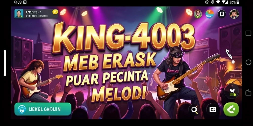 Tampilan gameplay KING403 yang seru dan interaktif.