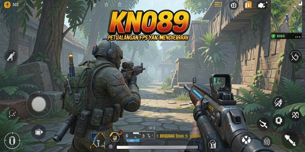 Gameplay KNO89 menampilkan aksi tembak-menembak yang intens dan tak terduga.