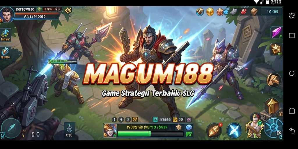 Tampilan gameplay MAGNUM188 yang mendebarkan dalam permainan strategi SLG.