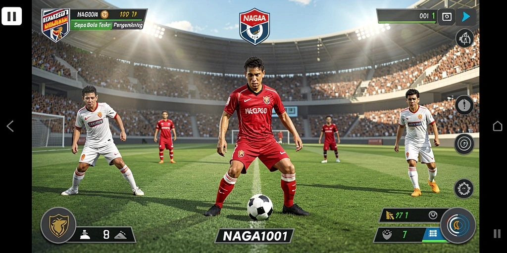 Tampilan gameplay NAGA1001 yang menarik dan seru.