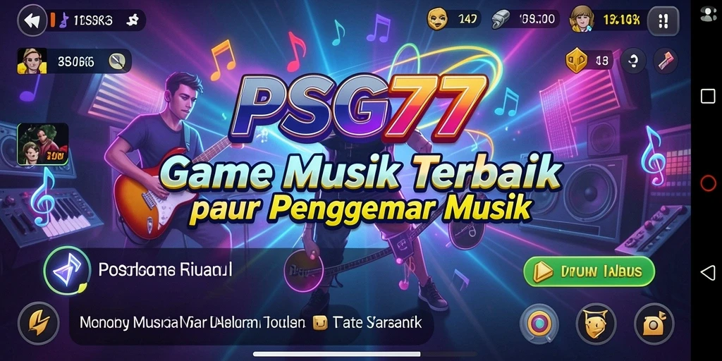 Gameplay seru PSG77 dengan berbagai pilihan lagu dan tantangan.