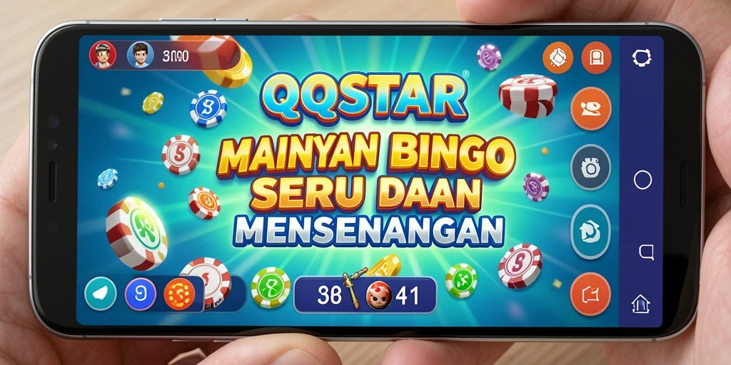 Tampilan gameplay QQSTAR saat bermain Bingo yang seru dan interaktif.