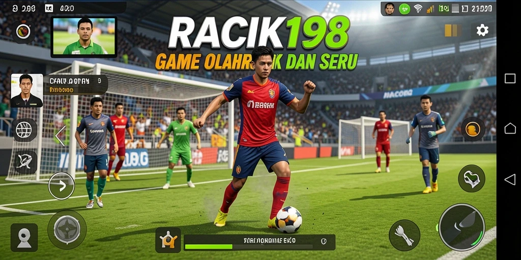 Tampilan gameplay seru dari RACIK198 yang menampilkan aksi olahraga penuh adrenalin.