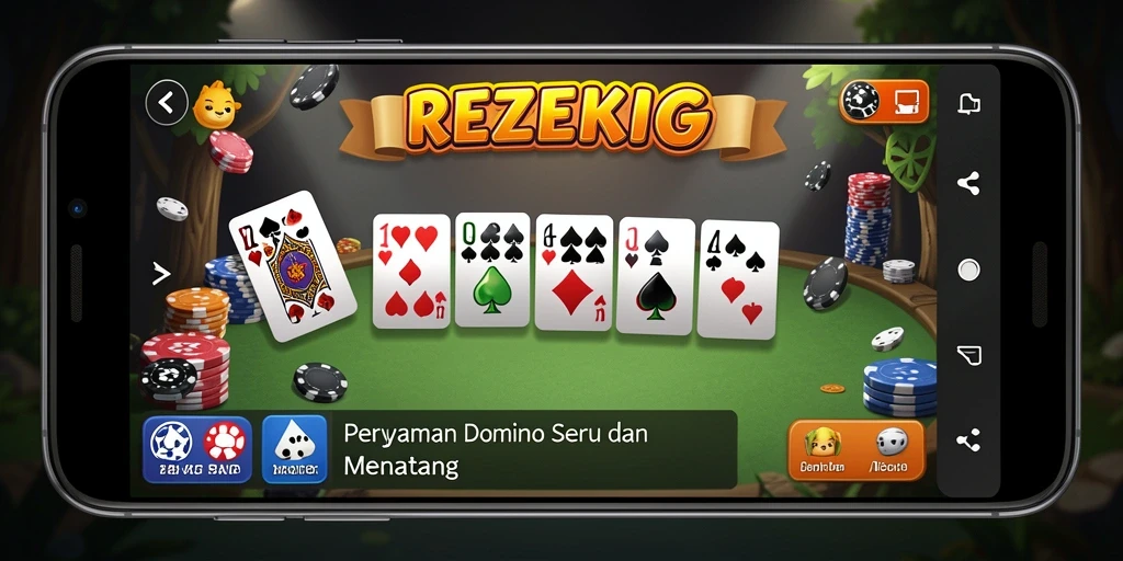 Tampilan gameplay REZEKIGO yang seru dan interaktif.