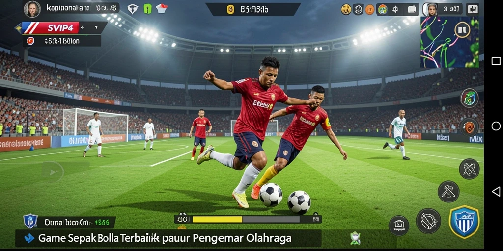 Tampilan luar biasa dari gameplay sepak bola SVIP4.