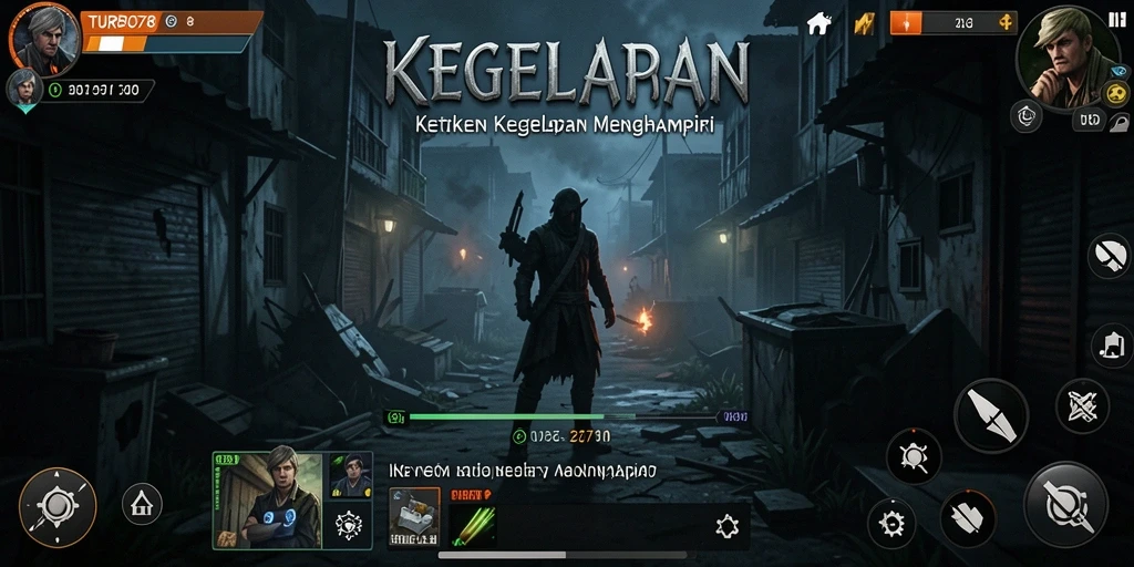 Gambaran gameplay mencekam di TURBO78 yang penuh ketegangan.